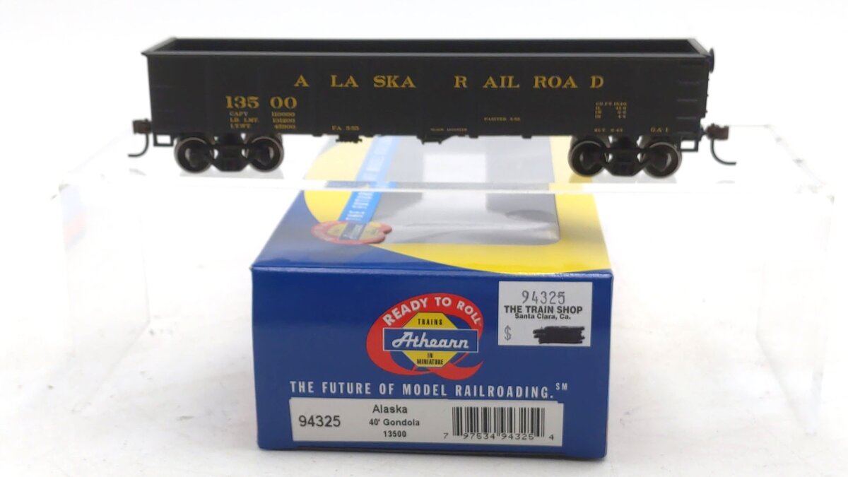 Athearn 94325 HO Scale Alaska Railroad 40' Gondola #13500