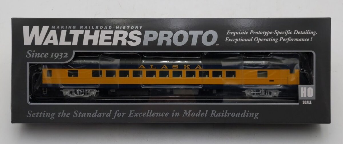 Walthers 920-12650 HO Scale Alaska Railroad 85' ACF 44-Seat Coach