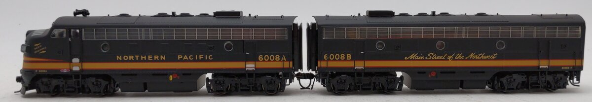 Broadway Limited 6677 HO NP EMD F7 A/B Diesel Locomotive Sound/DCC #6008A/6008B