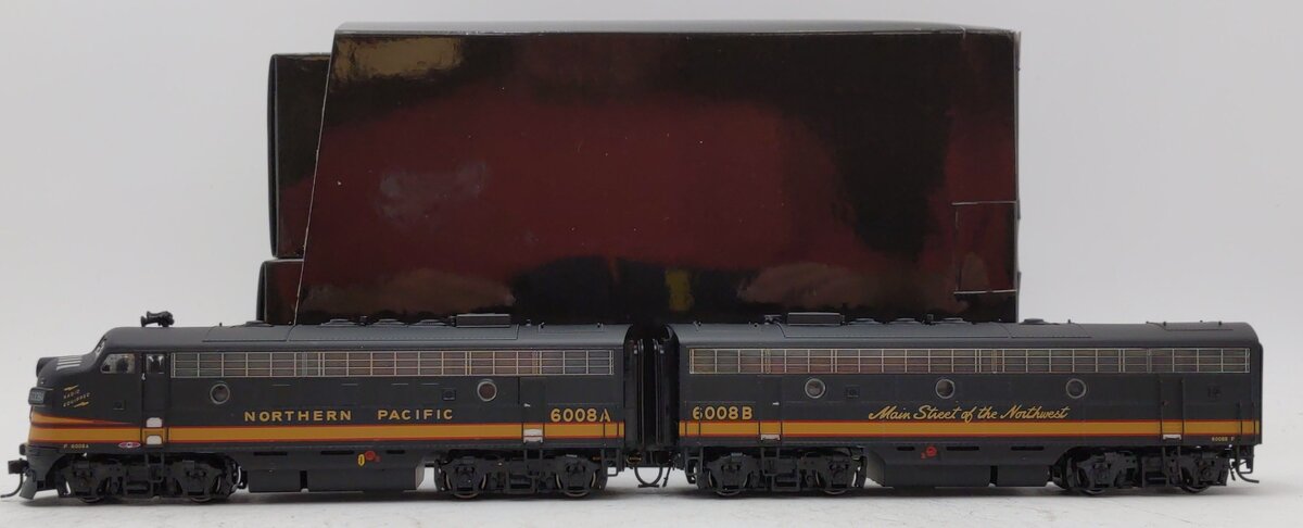 Broadway Limited 6677 HO NP EMD F7 A/B Diesel Locomotive Sound/DCC #6008A/6008B