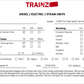Trix 22364 TGV High Speed Train Set EX/Box