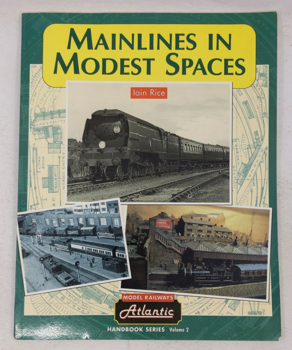 Mainlines in Modest Spaces Paperback Book By Iain Rice VG