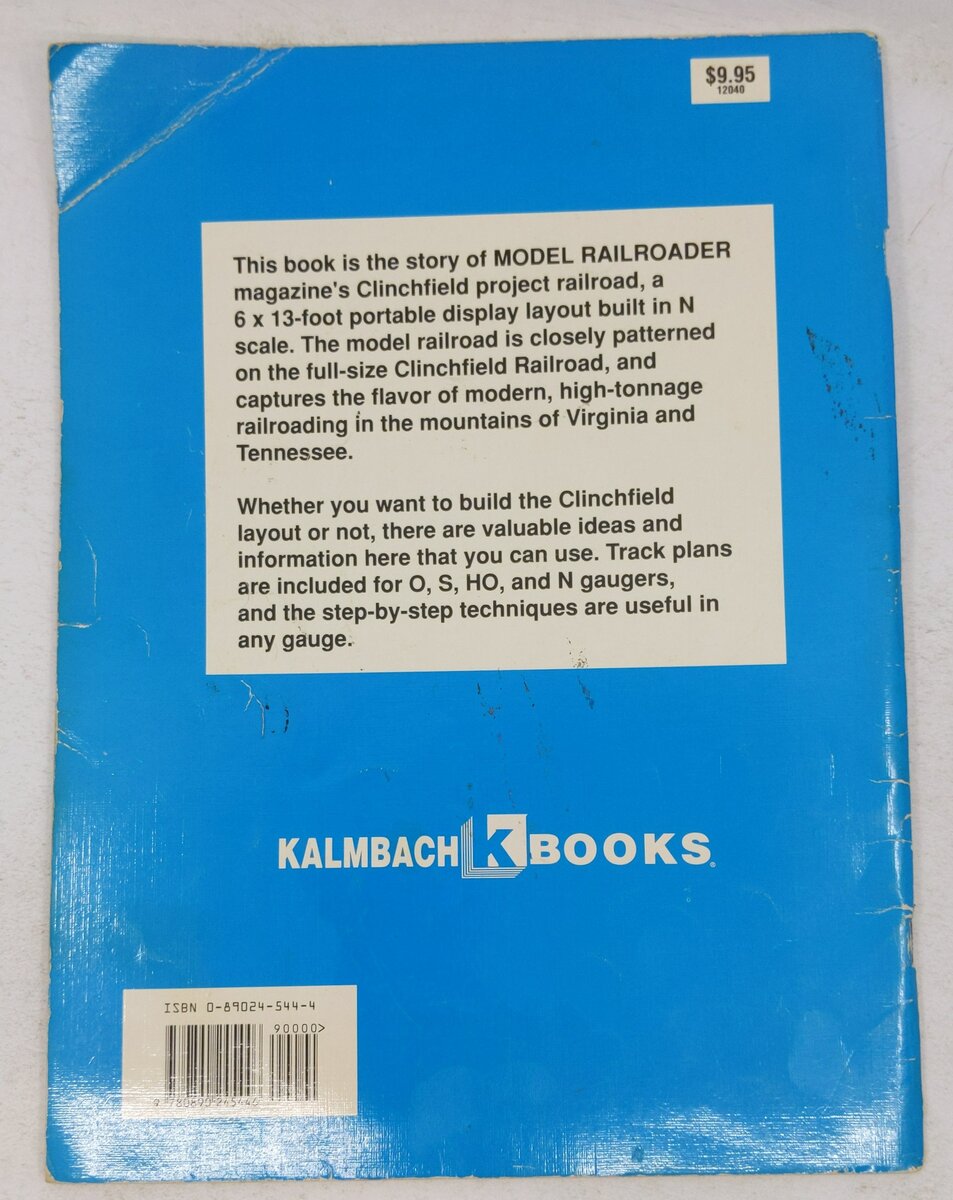 Modeling the Clinchfield Railroad in N Scale Paperback Book By Gordon Odegard