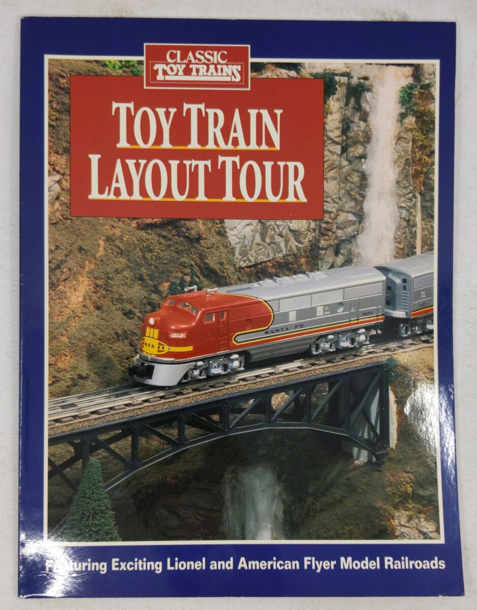 Toy Train Layout Tour Paperback Book By Richard Christianson VG