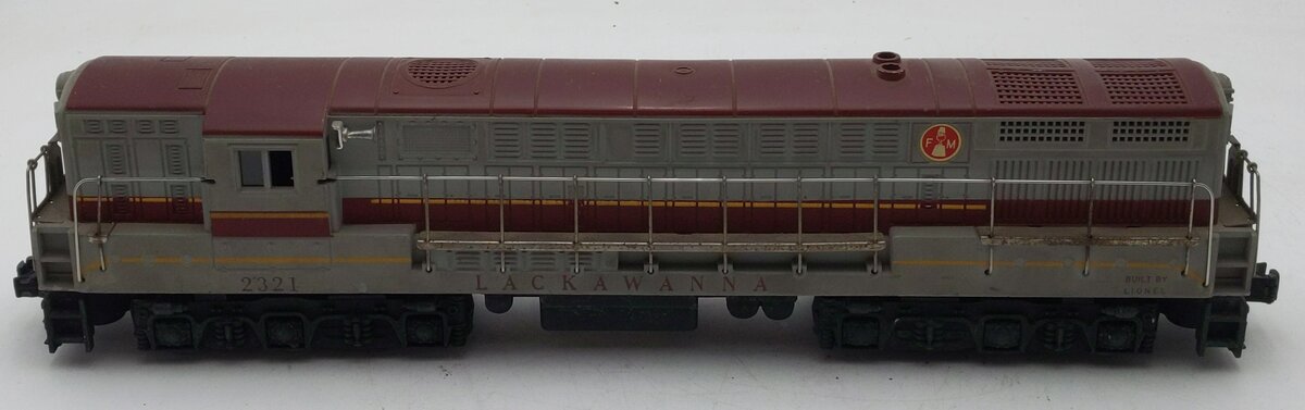 Lionel 2321 Vintage O Lackawanna FM Diesel Locomotive - Maroon Roof Version VG
