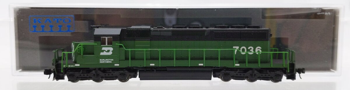 Kato 176-4961 N Burlington Northern Standard EMD SD40-2 Diesel Locomotive #7036