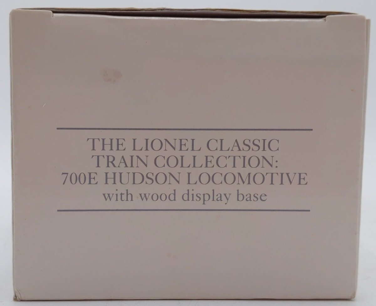 Avon Train Collection 700E Hudson Locomotive Reproduction /w Wood Display Base EX/Box