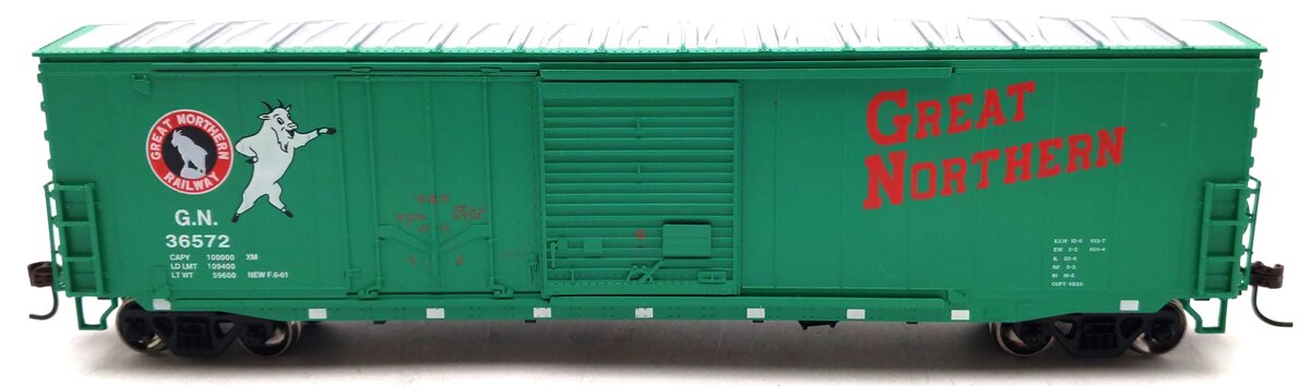 Athearn 89362 HO Scale Great Northern 50' Combo Door Boxcar #36572