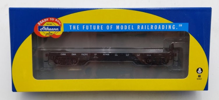 Athearn 96333 HO Scale Canadian Pacific RTR 40' Flat #307408