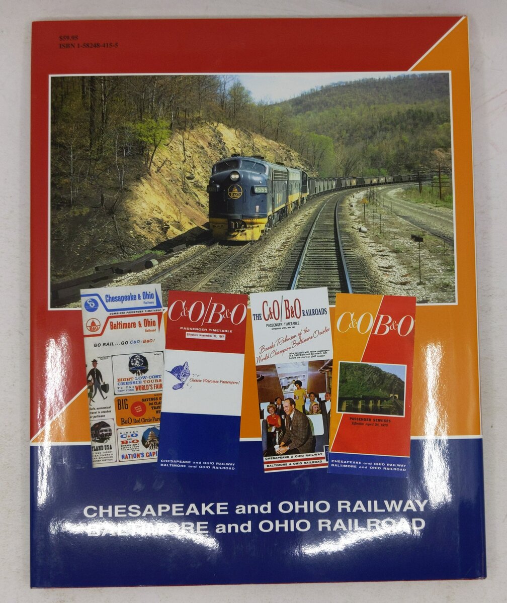 C&O/B&O in Color Hardcover Book By Bob Withers EX