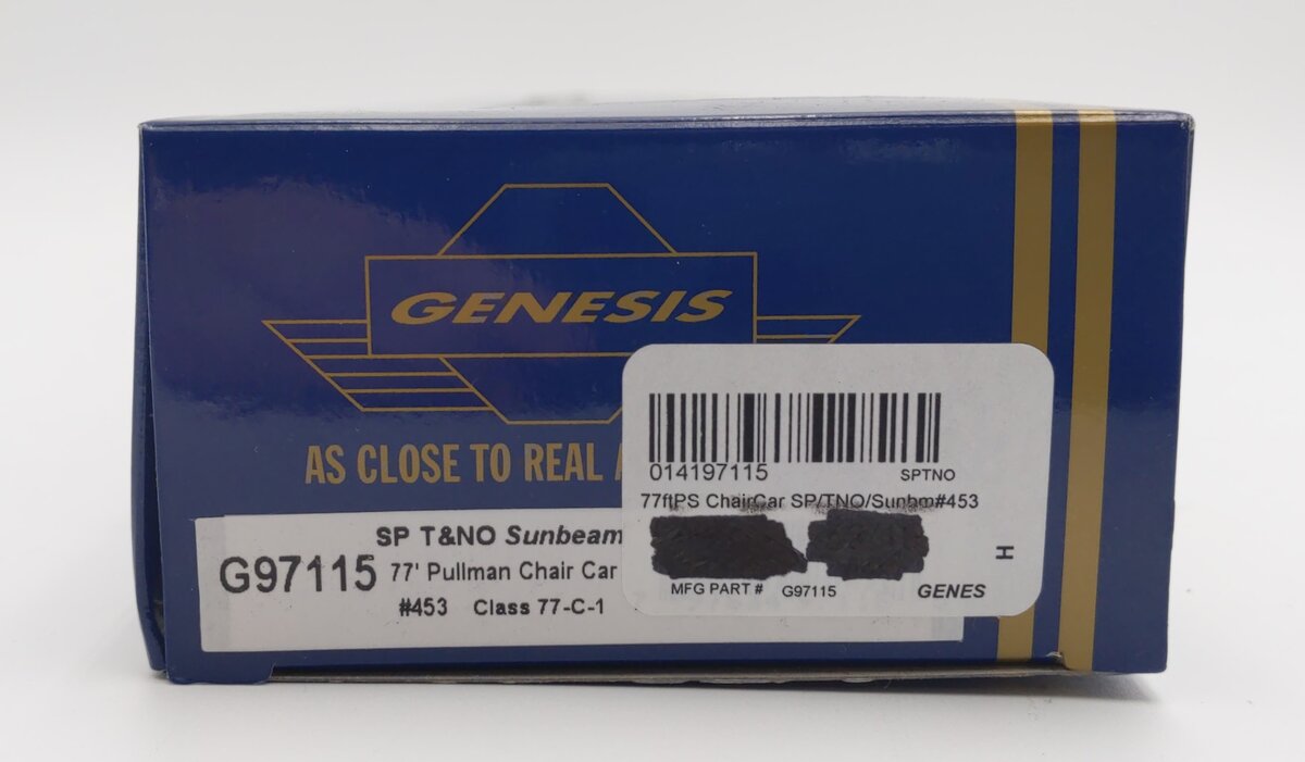 Athearn G97115 HOSP T&NO Sunbeam 77' Pulman Car #453