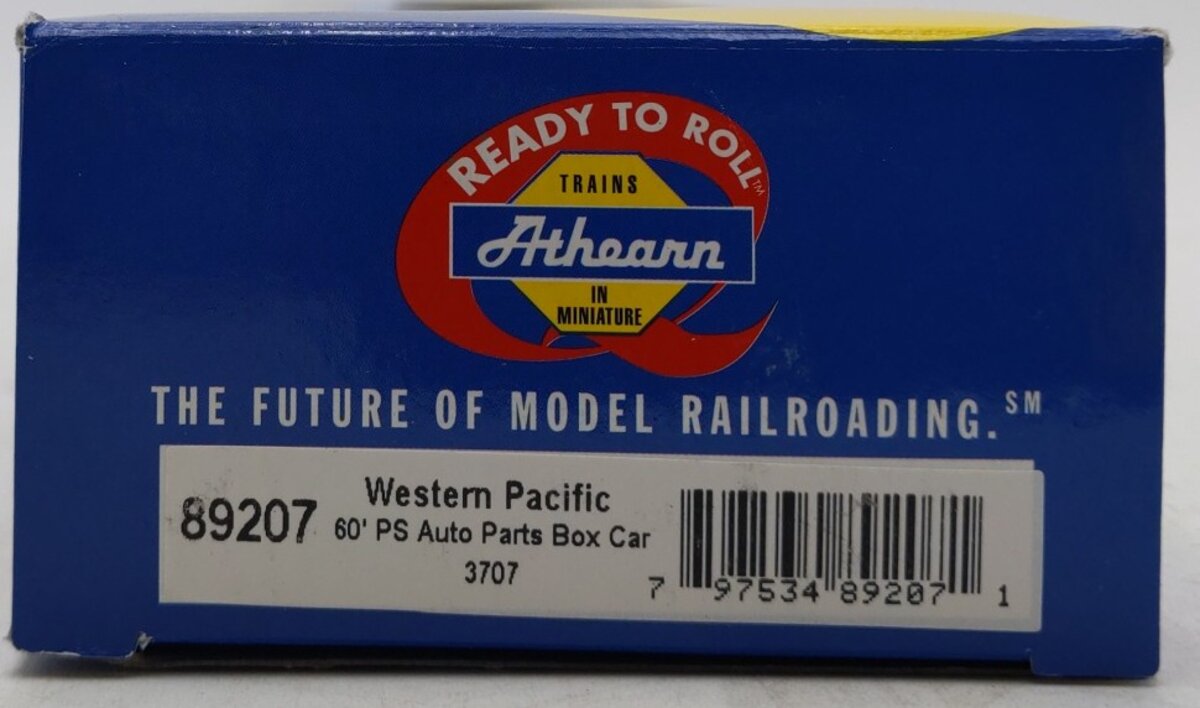 Athearn 89207 Western Pacific 60' PS Auto Parts Boxcar #3707