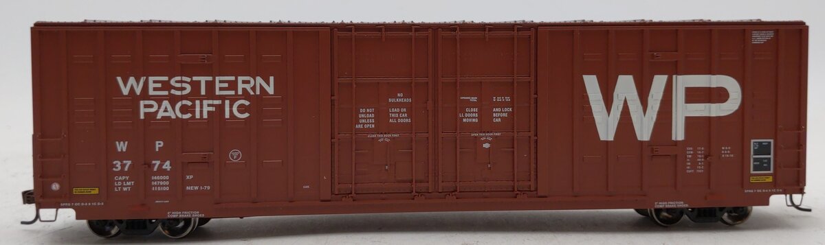 Athearn 96264 Western Pacific 60' Berwick Hi-Cube Boxcar #3774