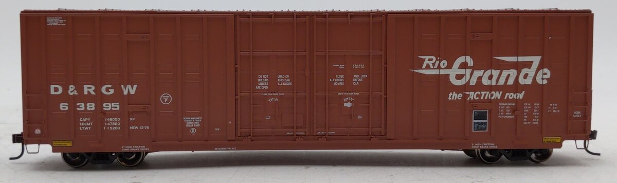 Athearn 96272 HO D&RGW 60' Berwick Hi-Cube Boxcar #63895