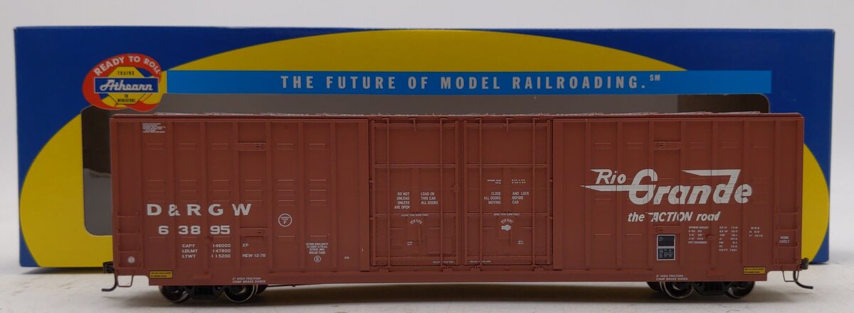Athearn 96272 HO D&RGW 60' Berwick Hi-Cube Boxcar #63895