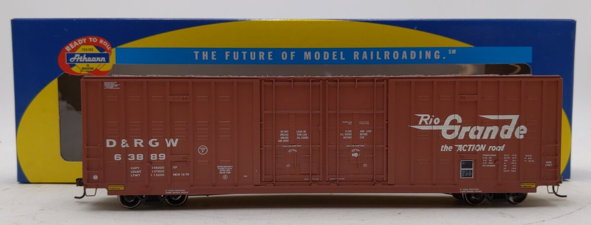 Athearn 96271 HO Scale D&RGW 60' Berwick Hi-Cube Boxcar #63889