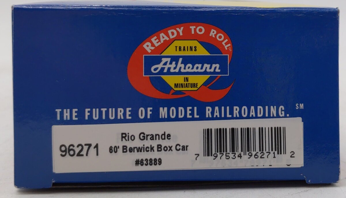 Athearn 96271 HO Scale D&RGW 60' Berwick Hi-Cube Boxcar #63889