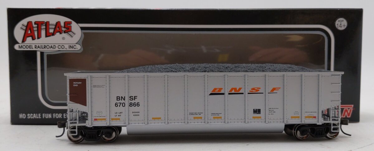 Atlas 20000488 HO Scale Coal Gondola BNSF #670866