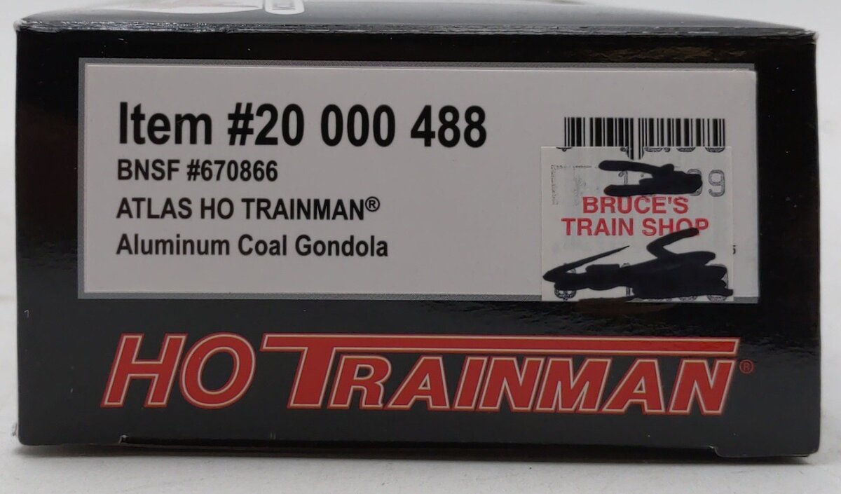 Atlas 20000488 HO Scale Coal Gondola BNSF #670866
