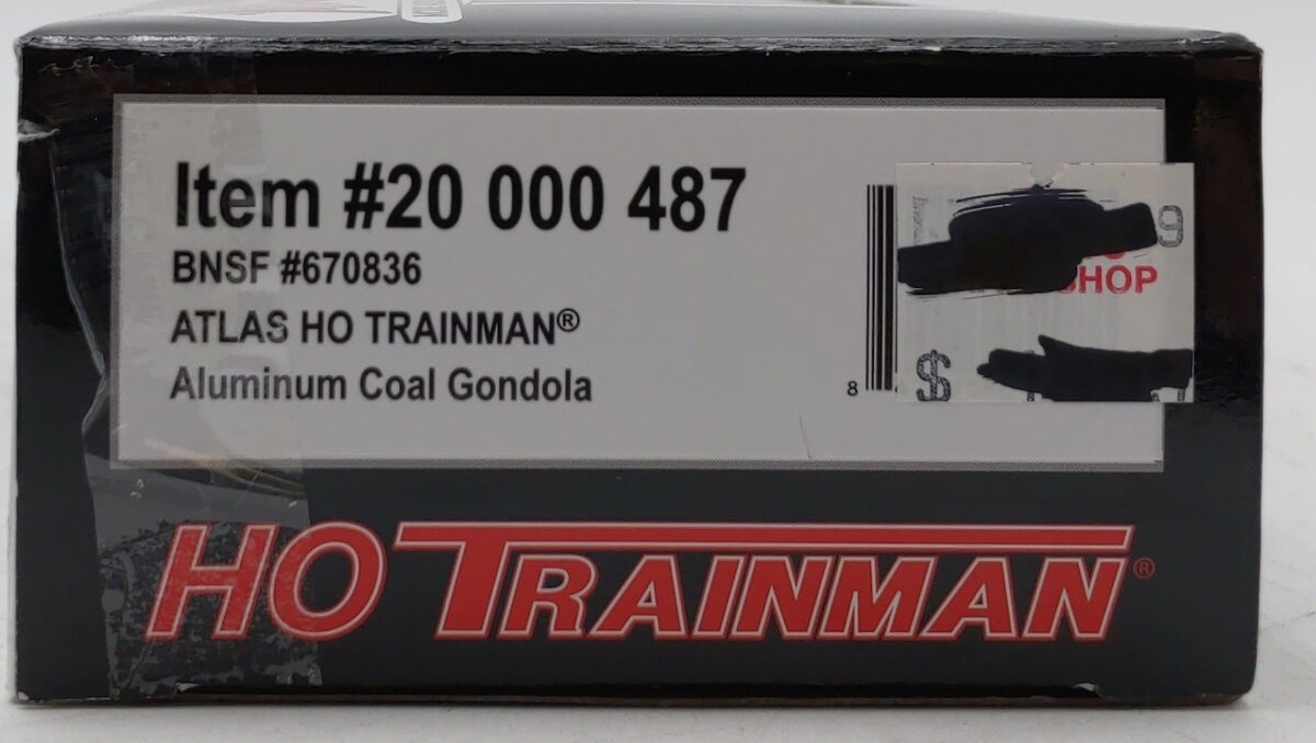 Atlas 20000487 HO Scale BNSF Coal Gondola #670836