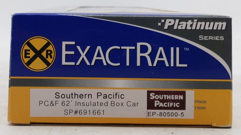 ExactRail EP-80500-5 HO Southern Pacific PC&F 62' Insulated Box Car #691661