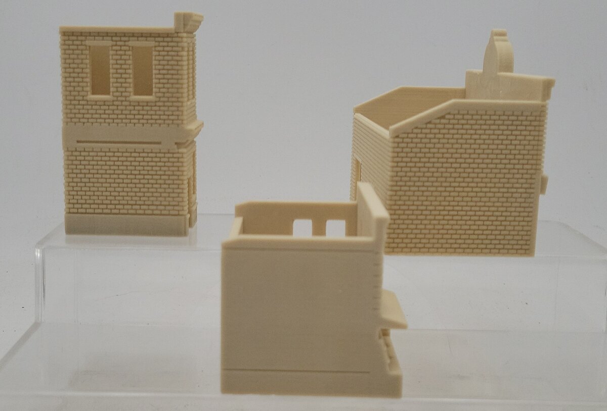Model Tech Studios JN1053 N Merchant's Row Series #1 Pre-Assembled Kit