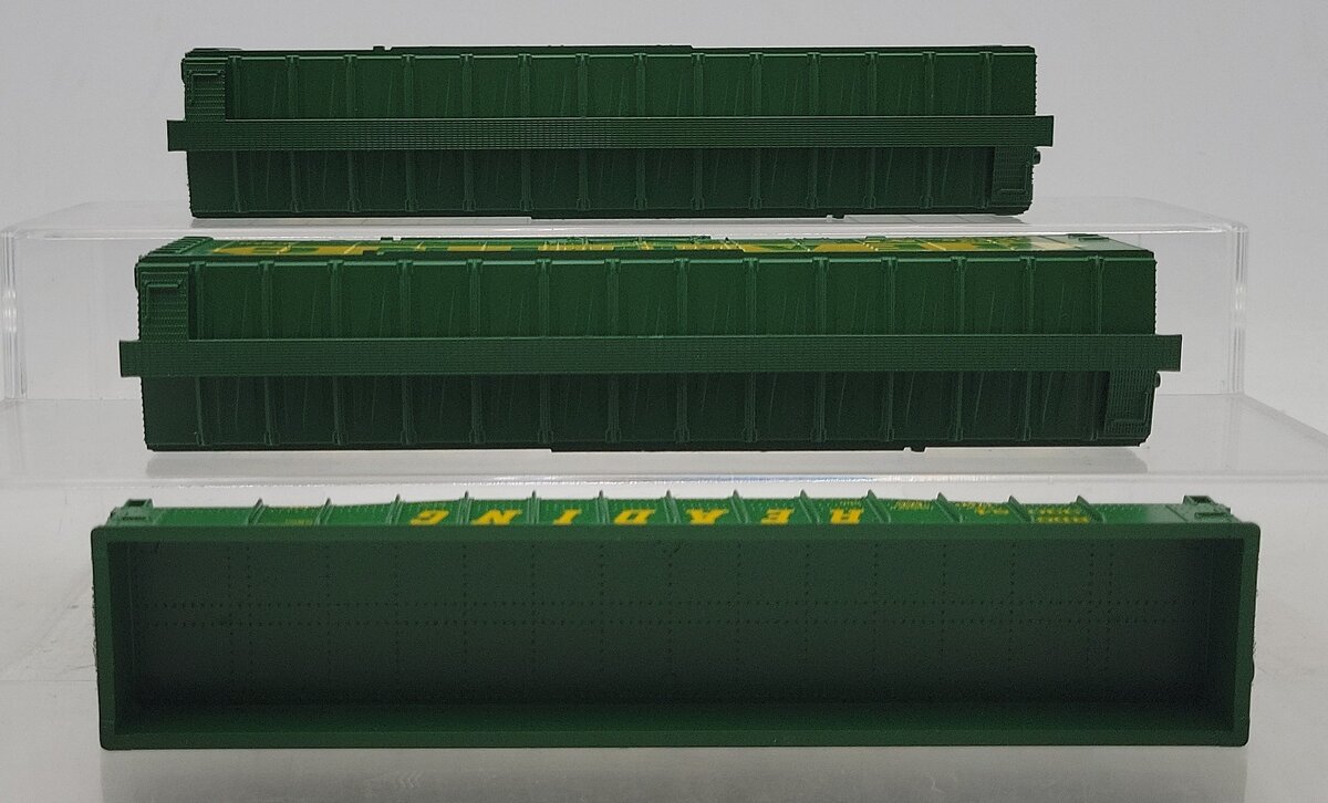 Athearn 2307 HO Scale Reading Company 50' Box Car & Gondola Kit (Set of 3) NIB