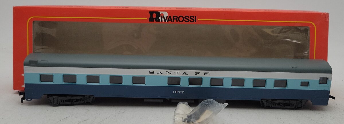 Rivarossi 2634/0 HO Scale Santa Fe Smooth Side Roomette Passenger Car #1377