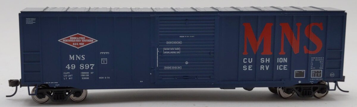 Atlas 1186 HO Scale MN&S 50'6" Boxcar #49897