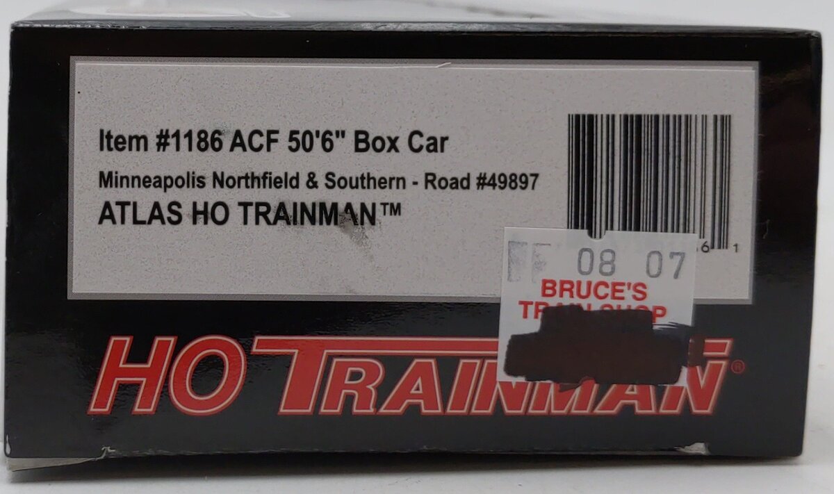 Atlas 1186 HO Scale MN&S 50'6" Boxcar #49897