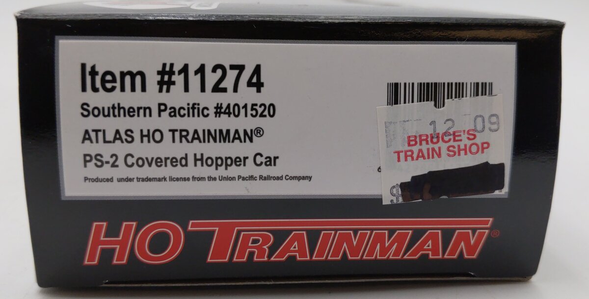 Atlas 11274 HO TrainMan Southern Pacific PS-2 Covered Hopper Car #401520