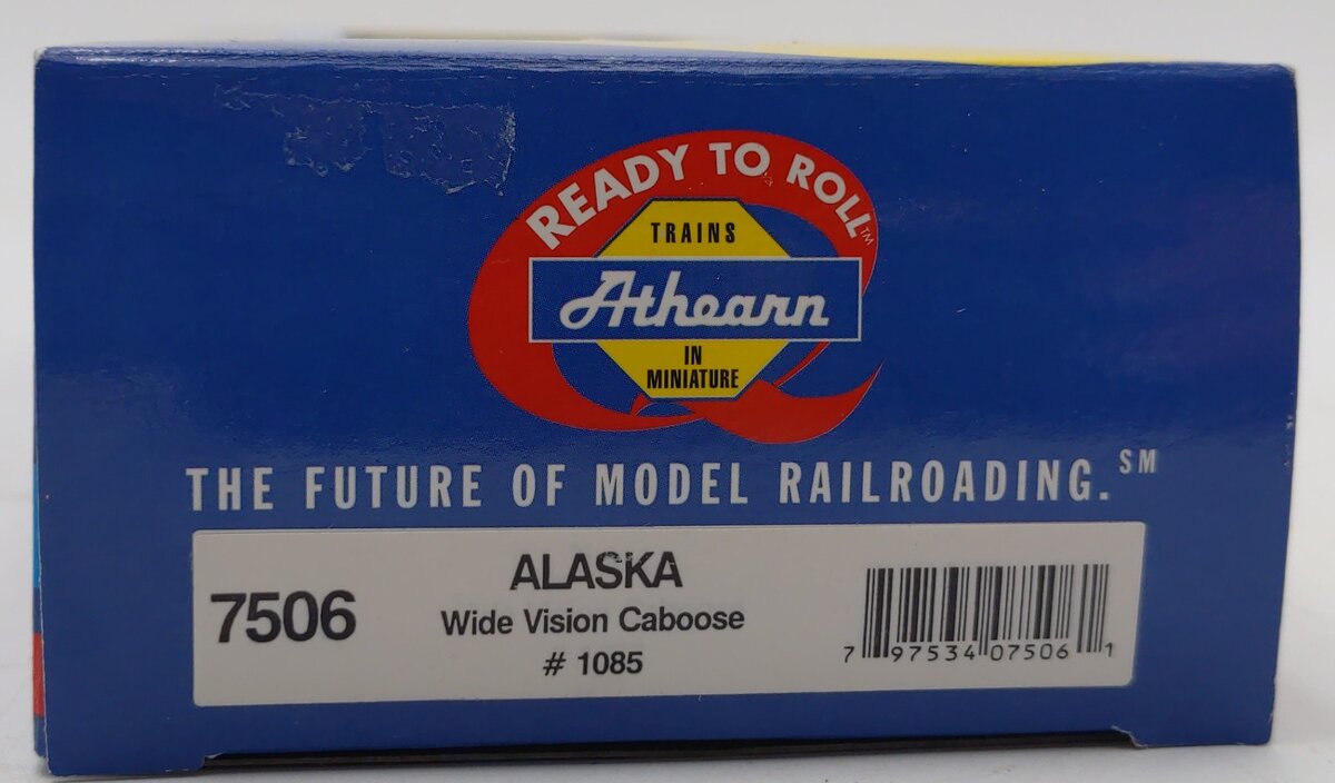 Athearn 7506 HO Scale Alaska Wide Vision Caboose #1085
