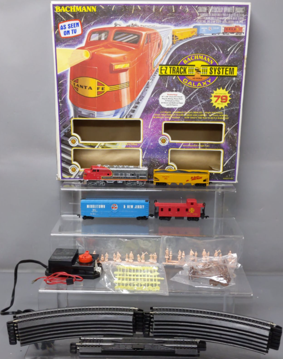 Bachmann 00610 HO Scale Galaxy Electric Train Set LN/Box