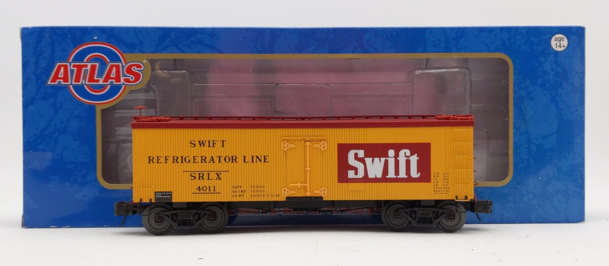 Atlas 3003042 O Swift 36' Wood Reefer (3 Rail)