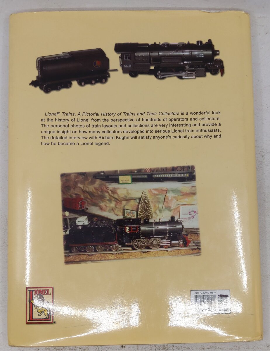 Lionel Trains: A Pictorial History of Trains and Their Collectors Hardcover Book VG