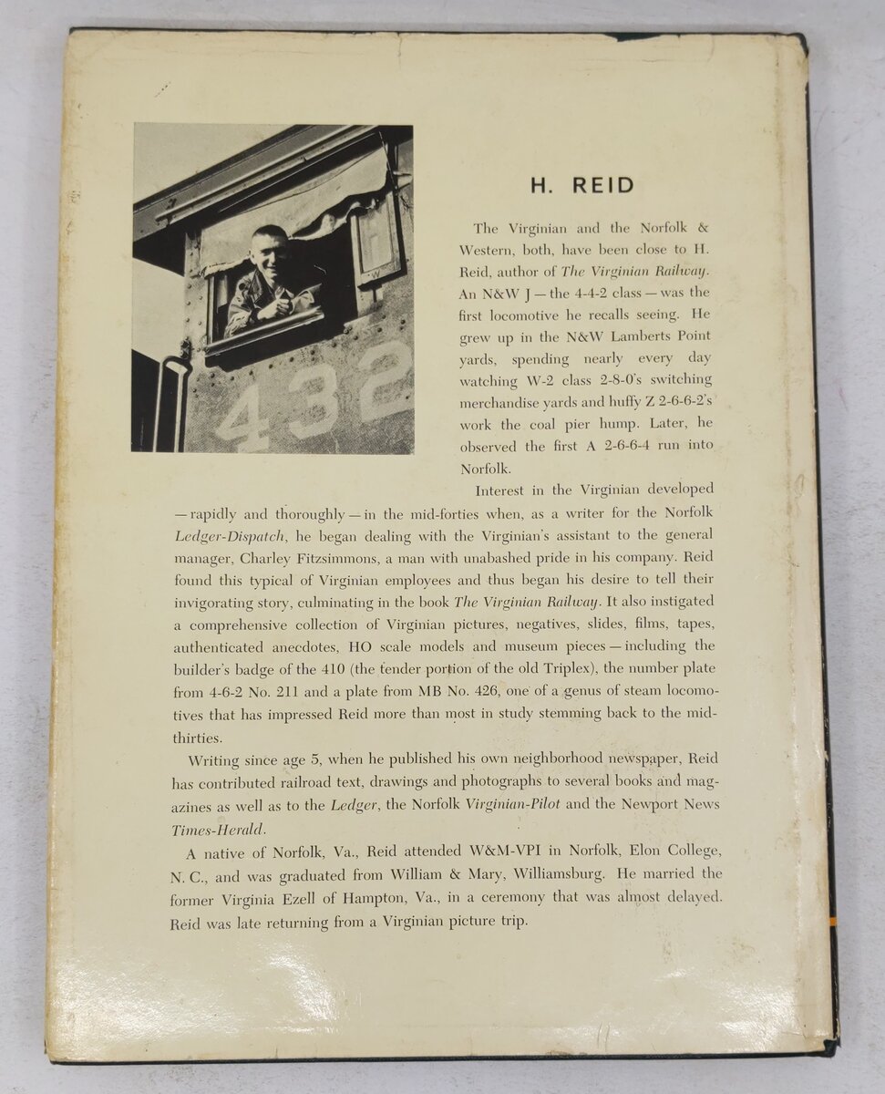 The Virginian Railway Hardcover Book By H. Reid
