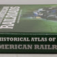 Historical Atlas Of North American Railroads Hardcover Book By John Westwood VG