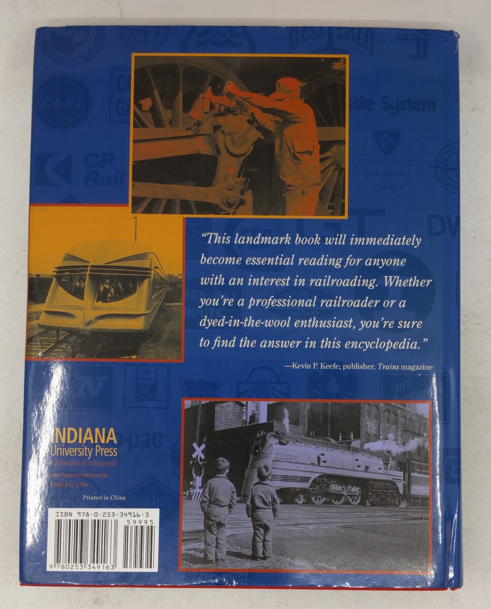 Encyclopedia of North American Railroads Hardcover Book By William D. Middleton VG