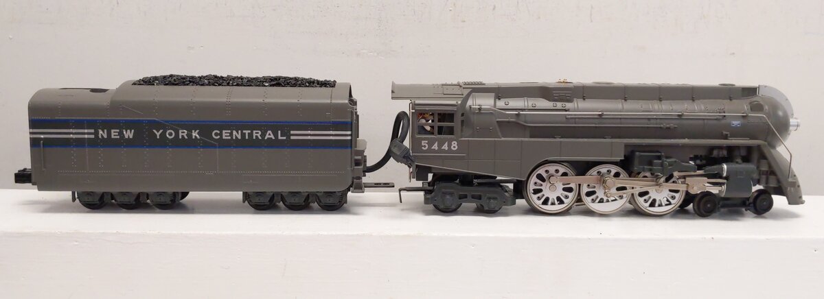MTH 30-1443-1 NYC 4-6-4 Dreyfuss Steam Locomotive & Tender w/PS2 #5448
