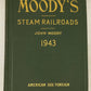 Moody's Steam Railroads 1943 Hardcover Book By John Sherman Porter VG