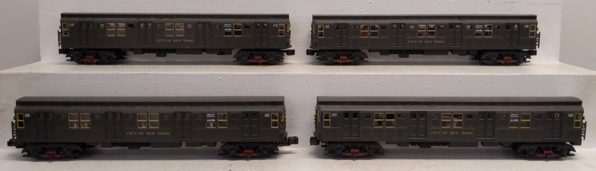 MTH 20-2554-1 O Premier R-1 Subway Passenger Set w/Proto-Sound 2.0 (Set of 4) LN