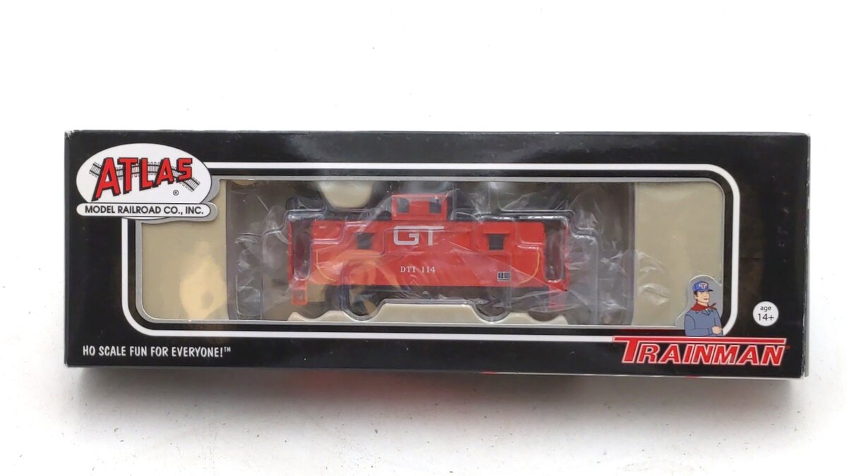 Atlas 11354 HO Scale TM Cupola Caboose Grand Trunk Western #114