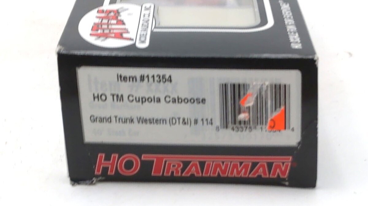 Atlas 11354 HO Scale TM Cupola Caboose Grand Trunk Western #114