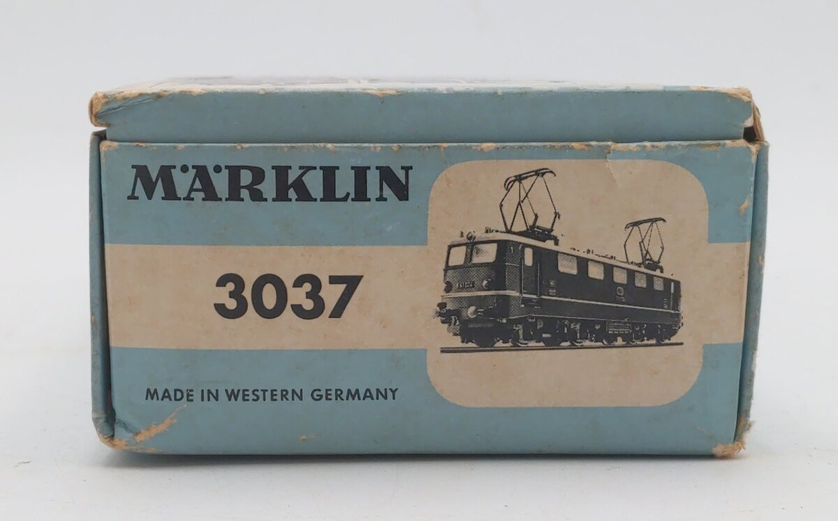 Marklin 3037 HO Deutsche Bahn Green Electric Locomotive #E41024 EX/Box