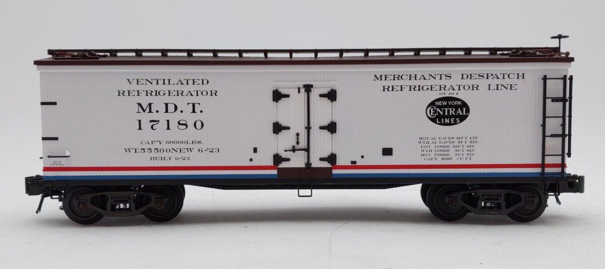 Atlas 6720-8 O Gauge NYC MDT Refrigerator Car #17180 (3 Rail) LN/Box