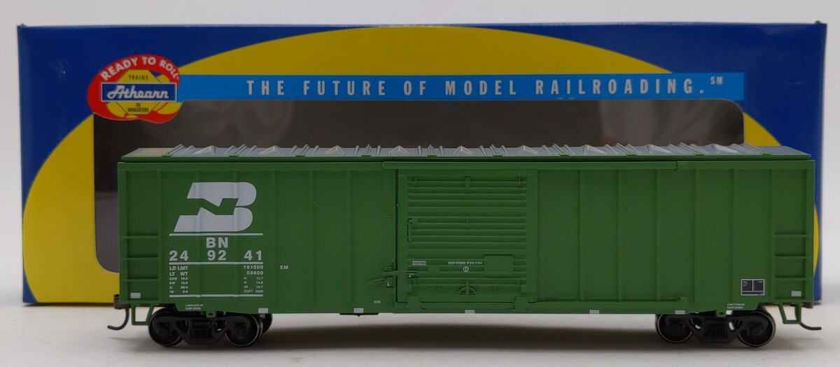 Athearn 7061 HO Burlington 50' ACF Box Car #249241 EX/Box