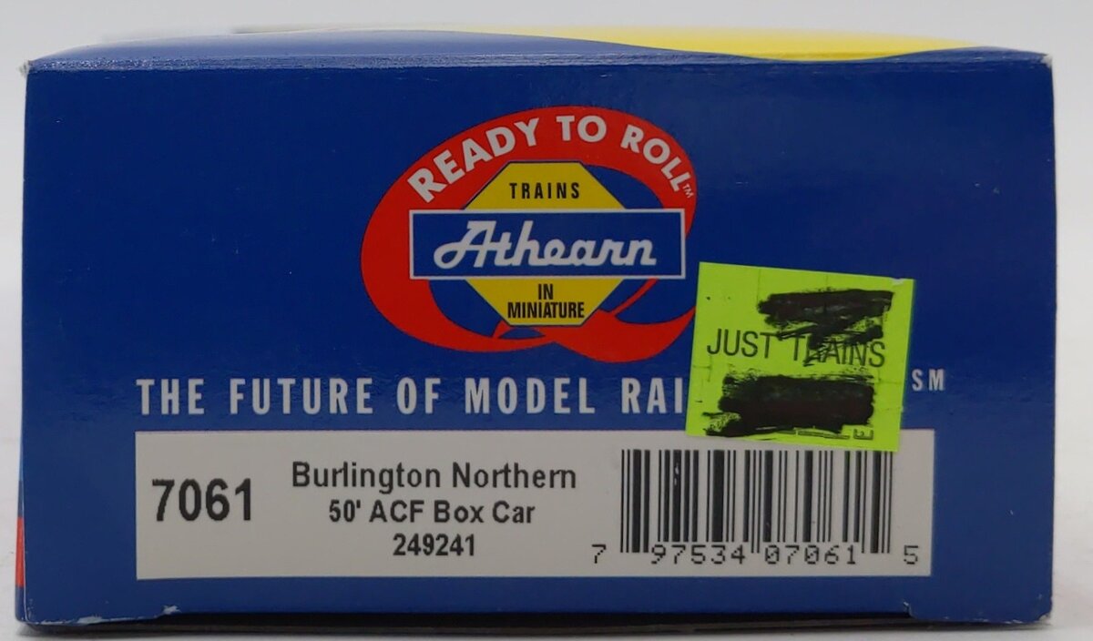 Athearn 7061 HO Burlington 50' ACF Box Car #249241 EX/Box