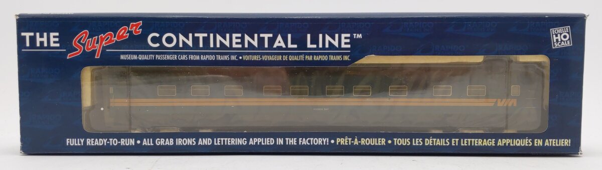 Rapido Trains 104002 HO Scale VIA Rail Canada "Hudson Bay" 10-5 Sleeper Car