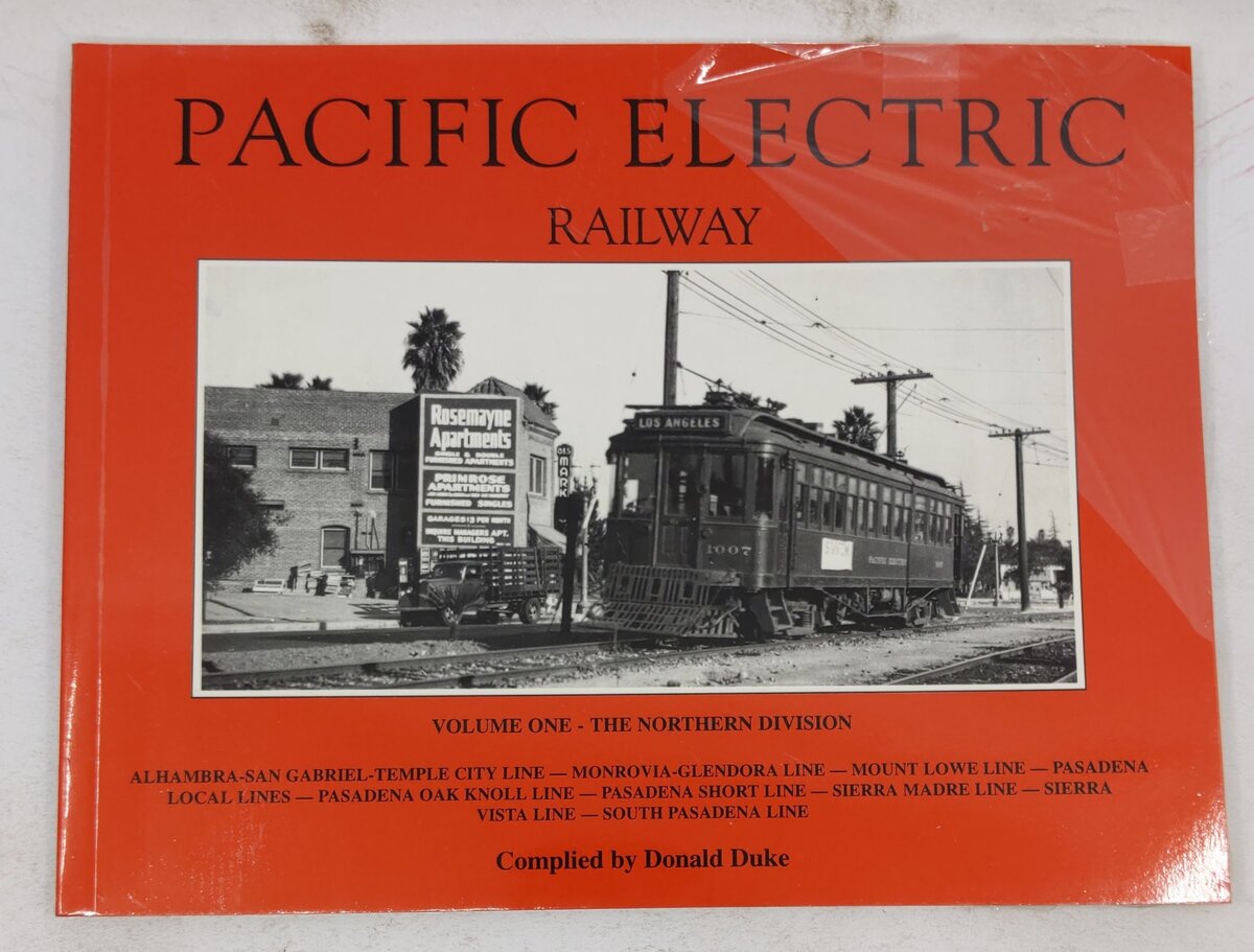 Pacific Electric Railway Paperback Book By Donald Duke MT