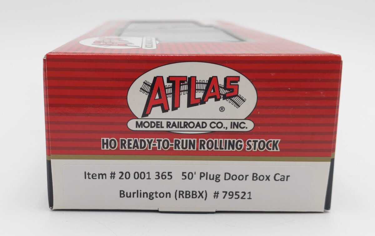 Atlas 20001365 HO Burlington Refrigerator Express 50' Plug Door Boxcar #79521